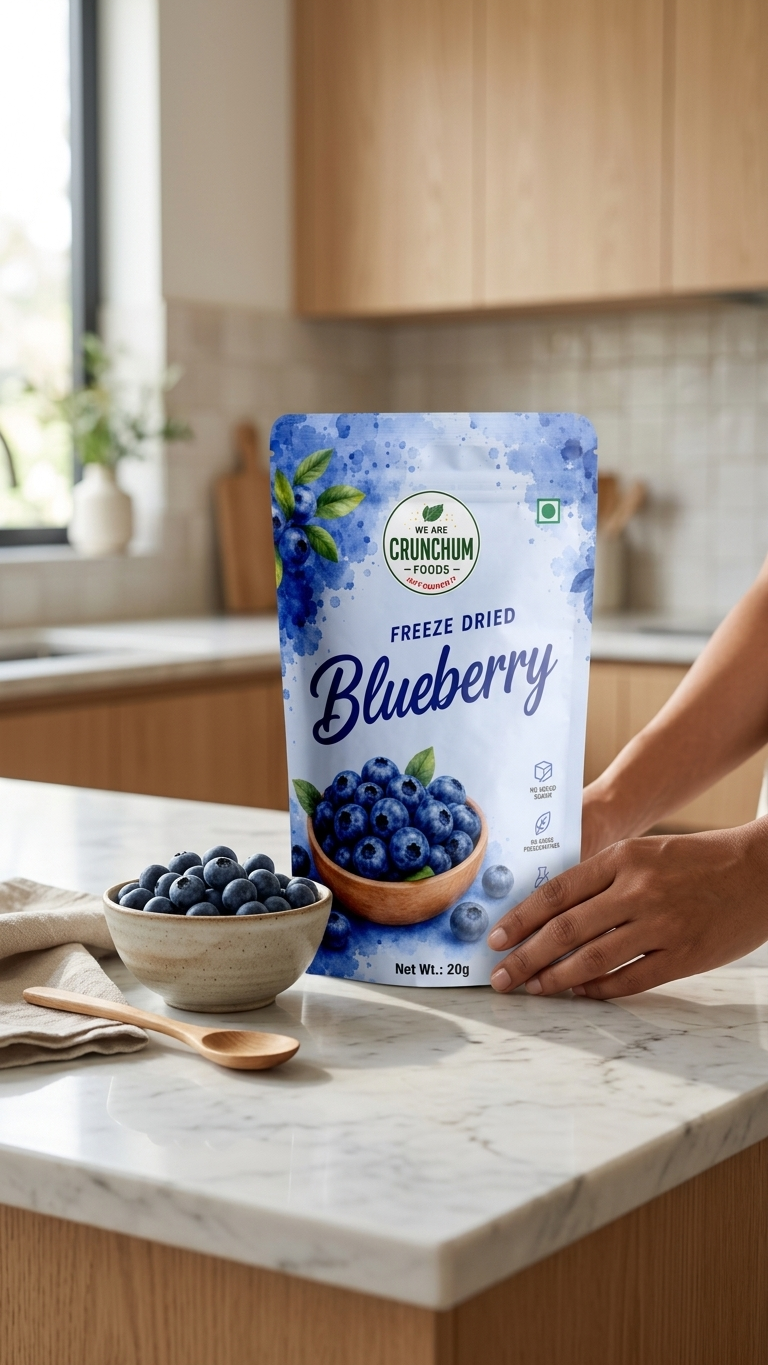 Crunchum Foods Freeze Dried Blueberry - 20g