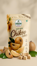 Crunchum Foods Freeze Dried Chikoo Cubes - 20g